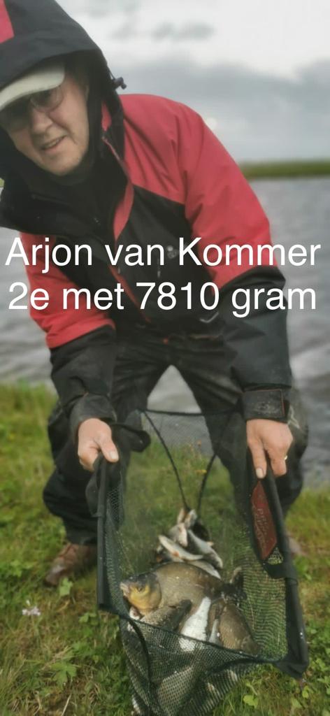 Arjon van Kommer 2e met 7810 gr