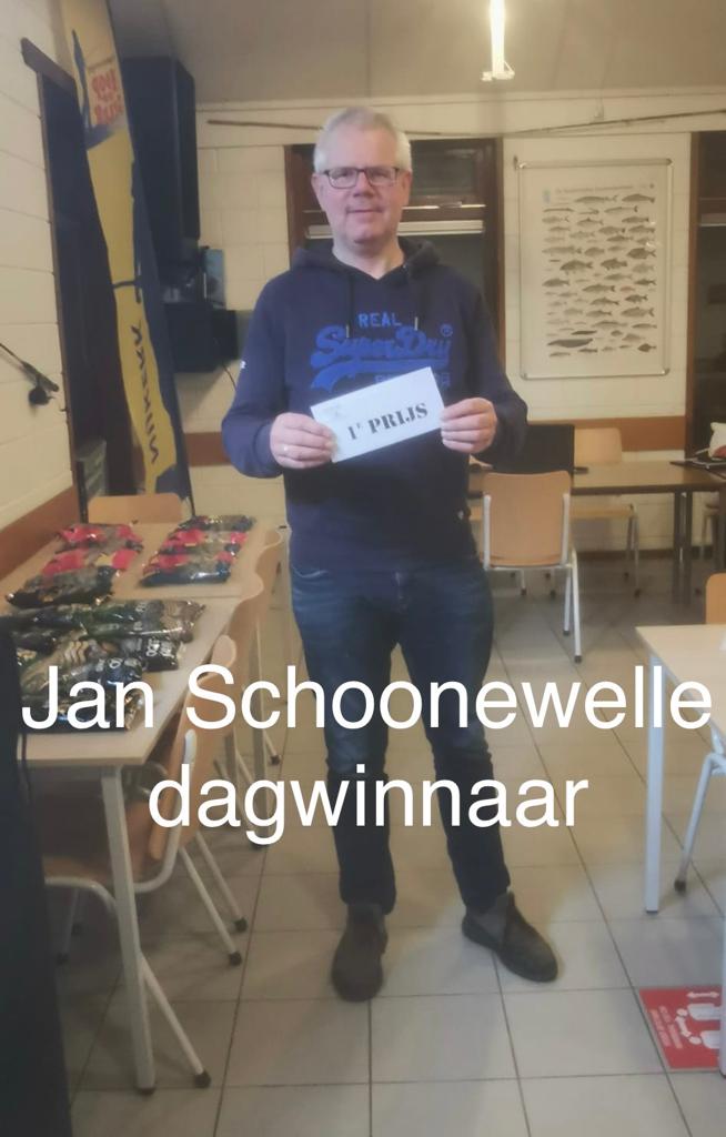 Jan Schoonewelle dagwinnaar