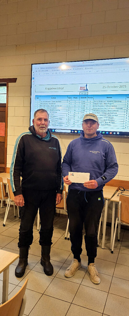 koppelwedstrijd-2025-04 Winnaars vak B Mandrie Ligterberg en Danny Bergsma