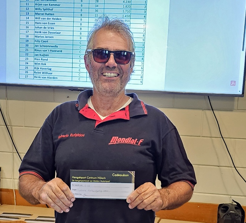 Roberto Evripidou wint aan Arkervaart