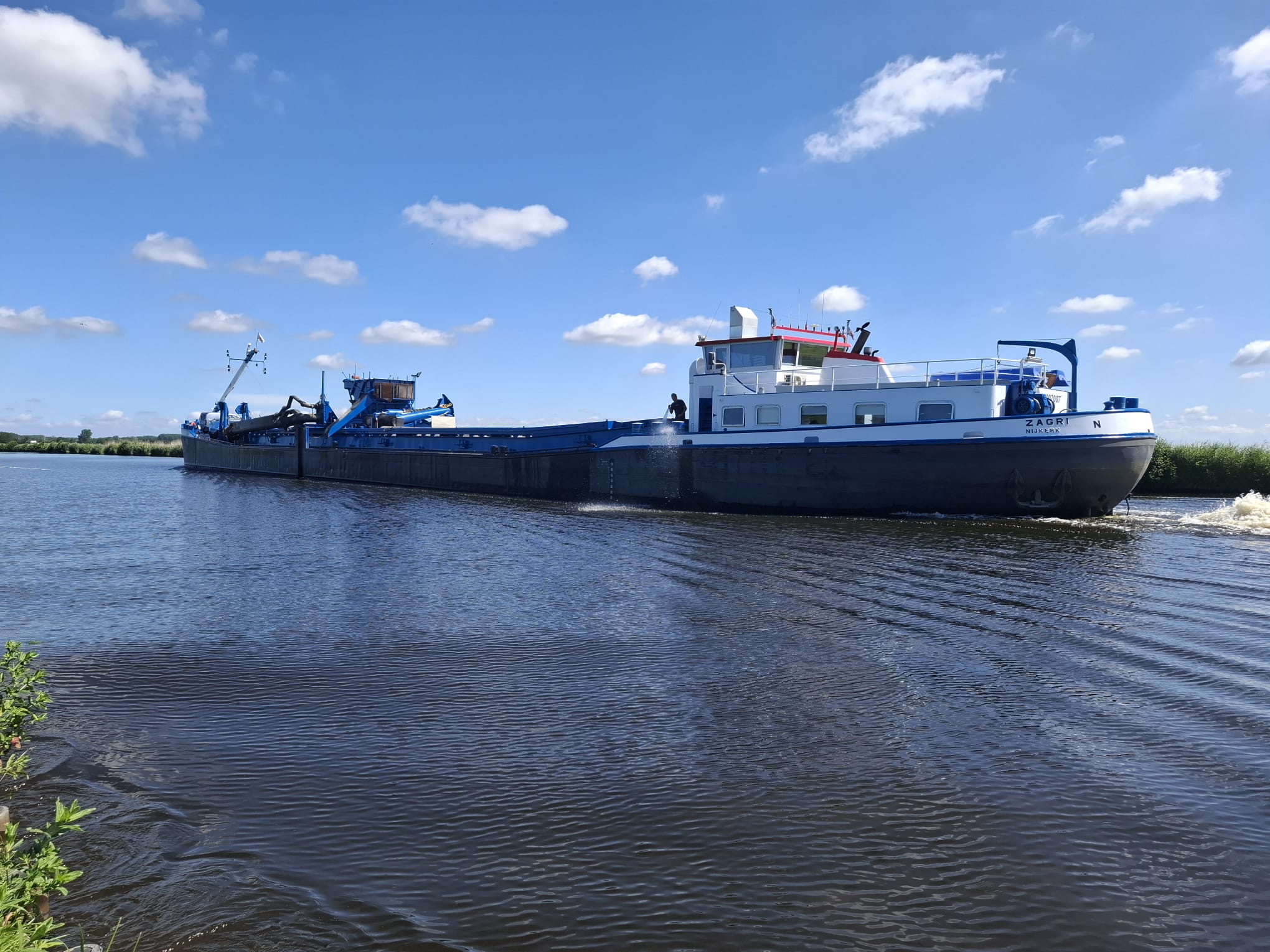 Foto van de 7e Gezelligheidswedstrijd aan de Arkervaart.