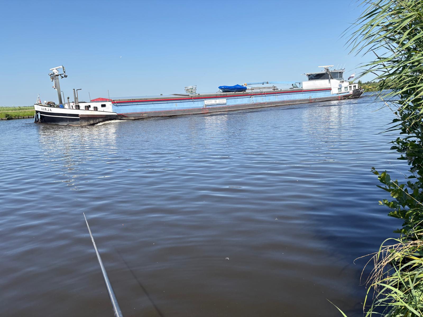 Foto van de 8e gezelligheidswedstrijd aan de Oostzijde van de Arkervaart.