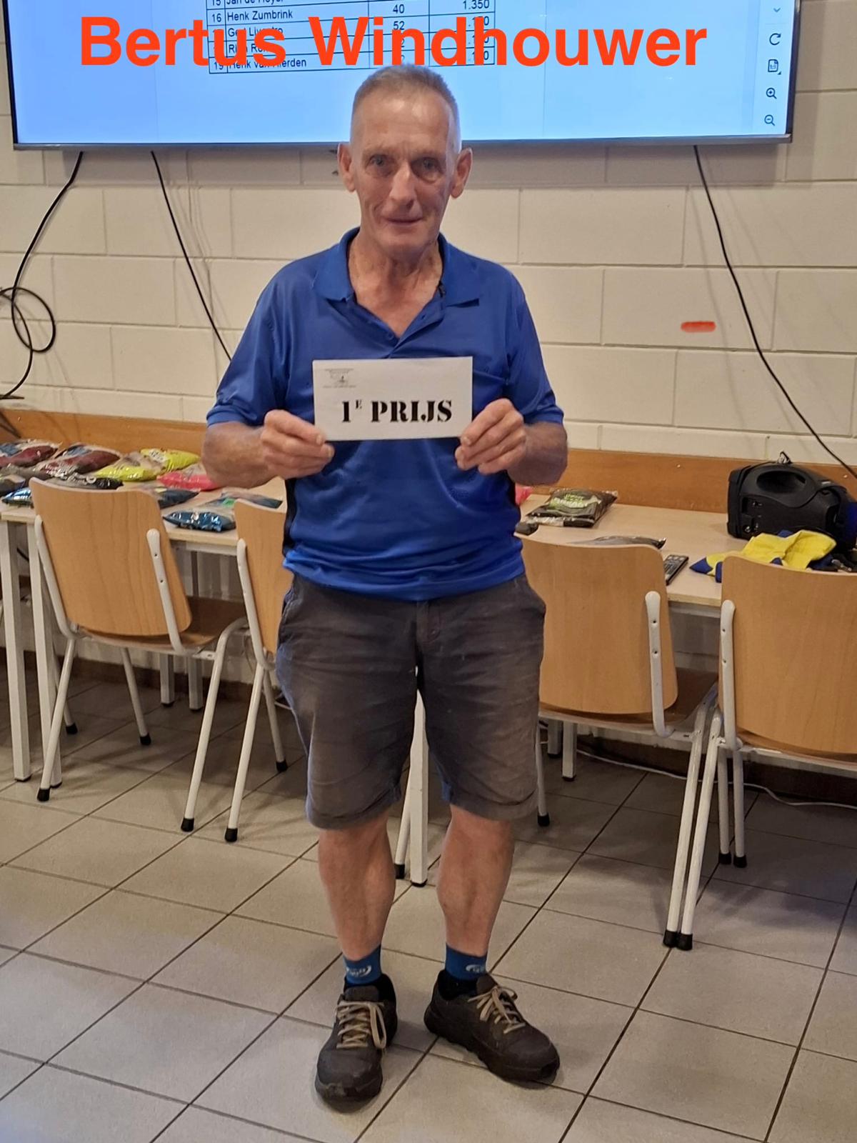 Foto van de 8e gezelligheidswedstrijd aan de Oostzijde van de Arkervaart.